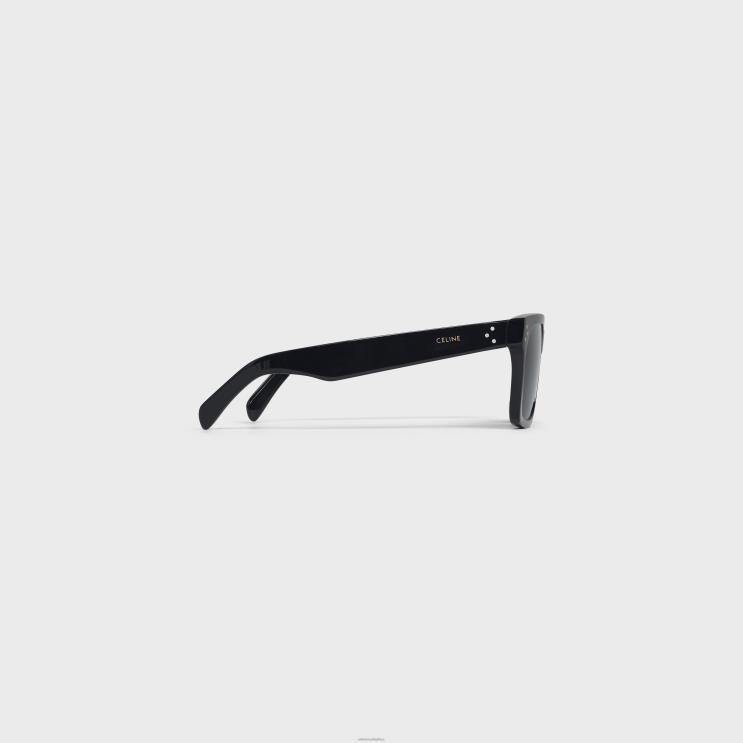 CELINE Black Frame 45 Sunglasses in Acetate R0ZNN2217