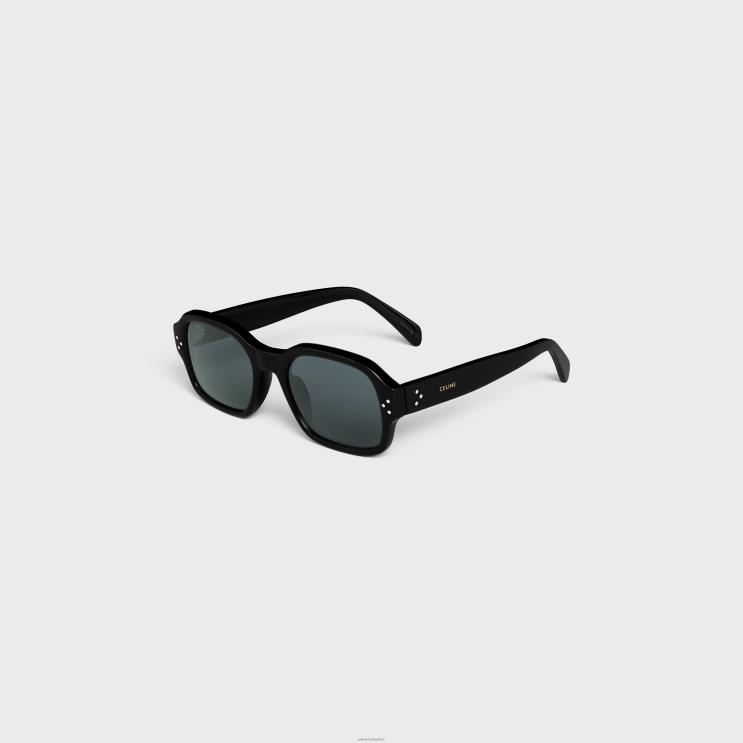 CELINE Black Frame 49 Sunglasses in Acetate R0ZNN2211