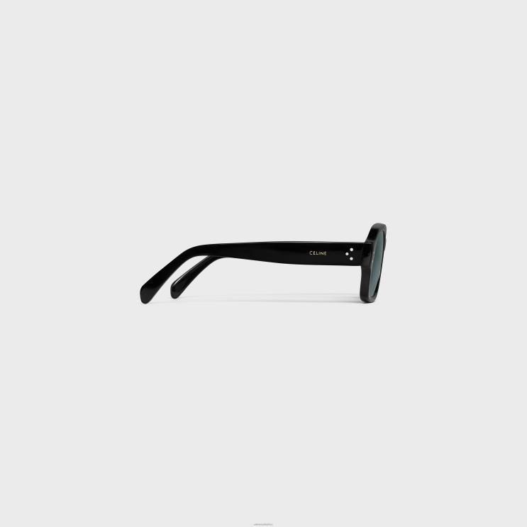 CELINE Black Frame 49 Sunglasses in Acetate R0ZNN2211