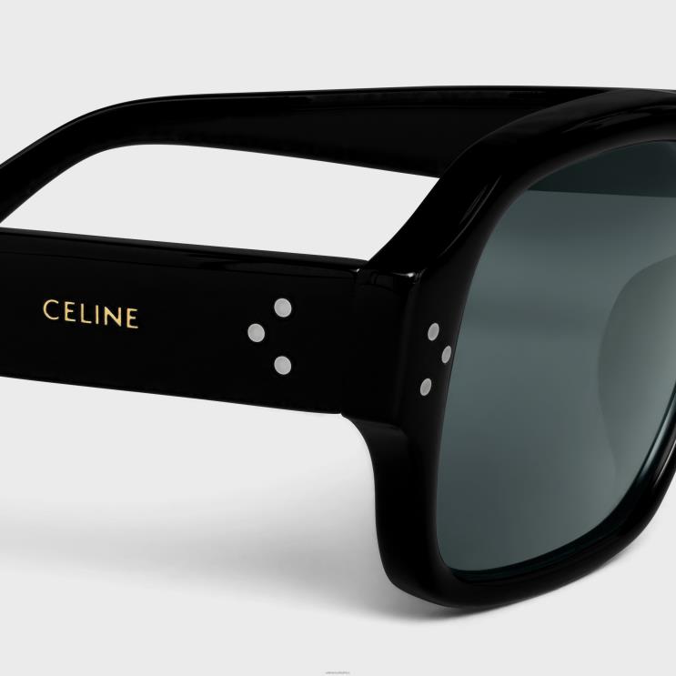 CELINE Black Frame 49 Sunglasses in Acetate R0ZNN2211
