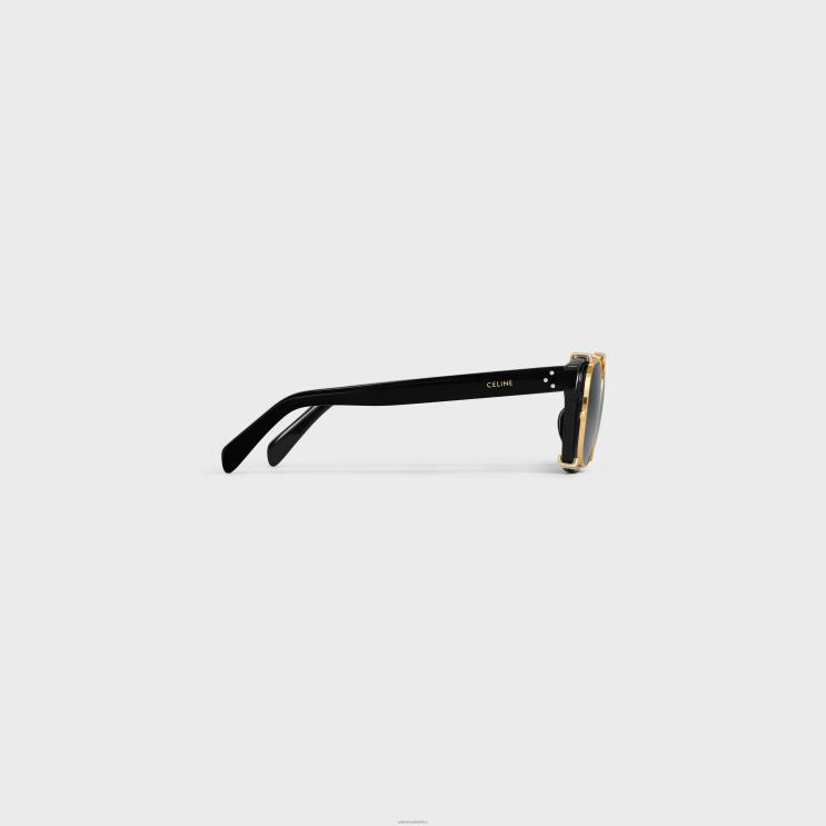 CELINE Black Frame 51 Sunglasses in Acetate With Metal R0ZNN2213