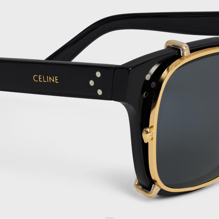 CELINE Black Frame 51 Sunglasses in Acetate With Metal R0ZNN2213