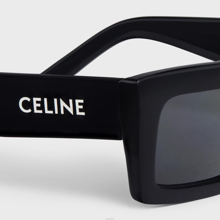 CELINE Black Monochroms 02 Sunglasses in Acetate R0ZNN2229