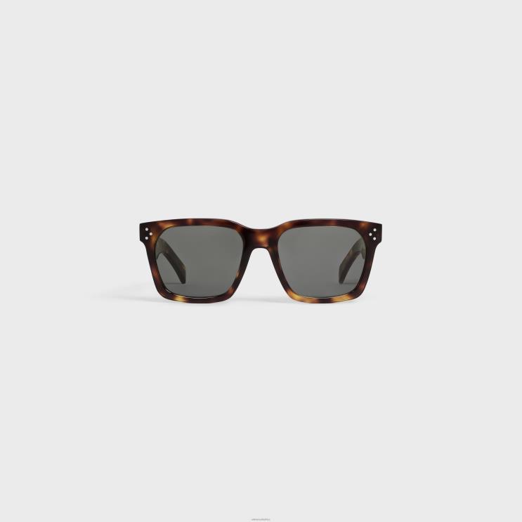 CELINE Caramel Havana Black Frame 45 Sunglasses in Acetate R0ZNN2190