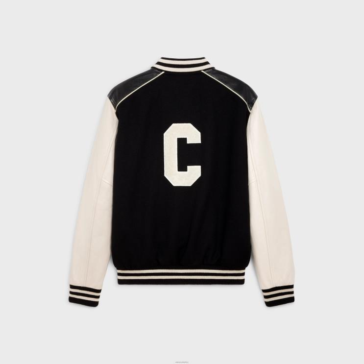 CELINE Black Classic Teddy Jacket in Textured Wool R0ZNN1838