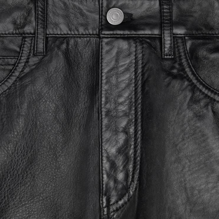 CELINE Black Lou Jeans in Soft Lambskin R0ZNN1868