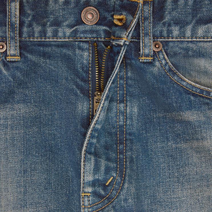 CELINE Trail Wash Skinny Jeans in Denim R0ZNN2004