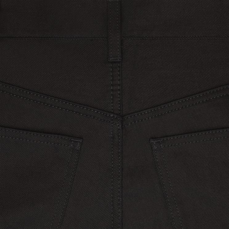 CELINE Vintage Pure Black Lou Jeans in Pure Black Wash Denim R0ZNN1998