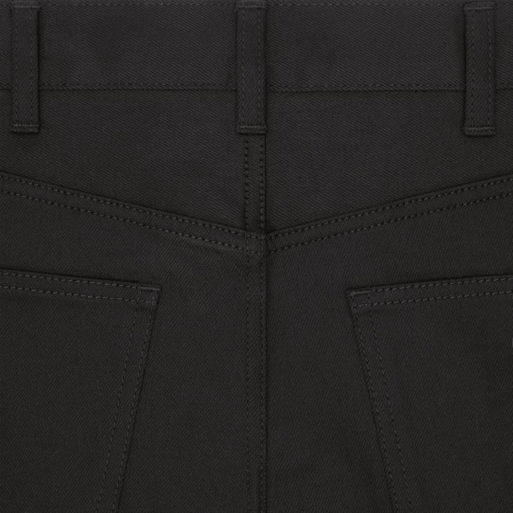 CELINE Vintage Pure Black Skinny Jeans in Denim R0ZNN2000