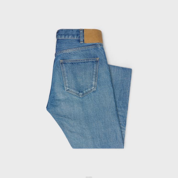 CELINE Vintage Union Wash Lou Jeans in Denim R0ZNN1999