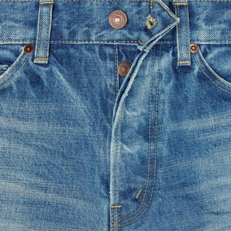 CELINE Vintage Union Wash Lou Jeans in Denim R0ZNN1999