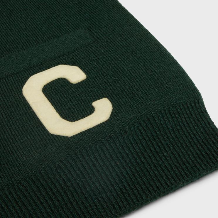 CELINE Forest Paris Cardigan in Wool R0ZNN1793