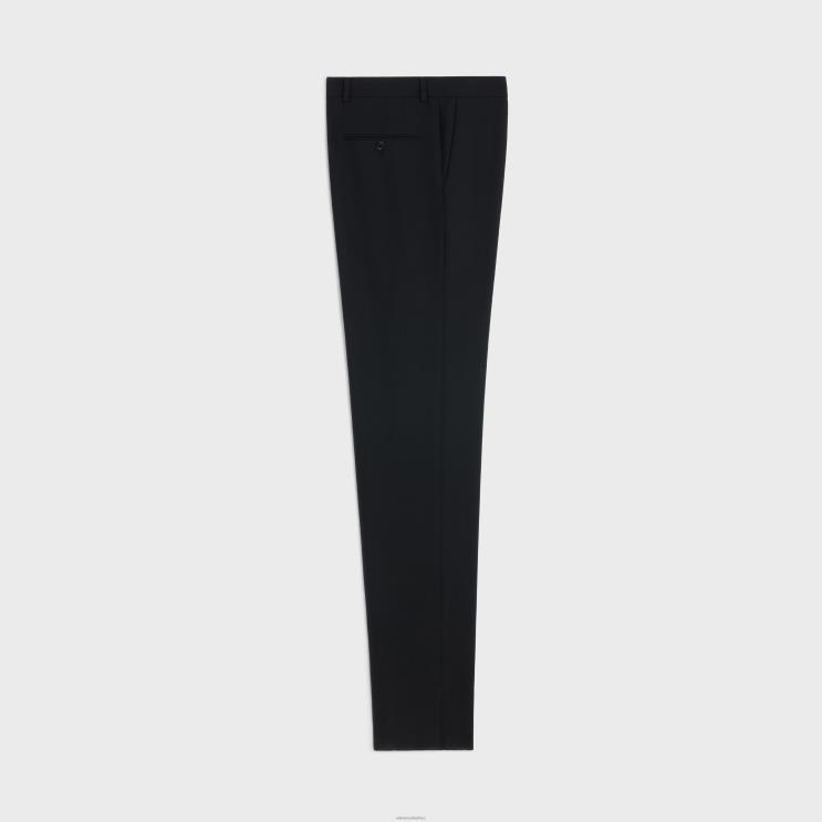 CELINE Black Classic Pants in Wool Gabardine R0ZNN1898