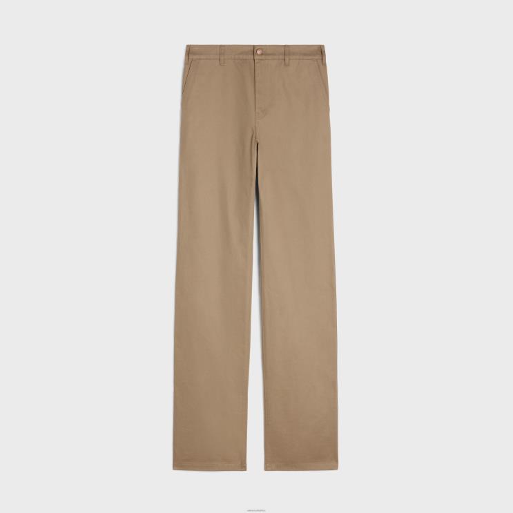 CELINE Raw Wash Straight Chinos in Twill R0ZNN2010