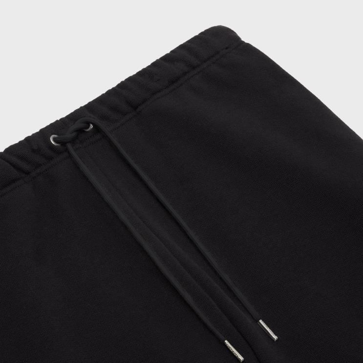 CELINE Black/White Shorts in Cotton Fleece R0ZNN2025