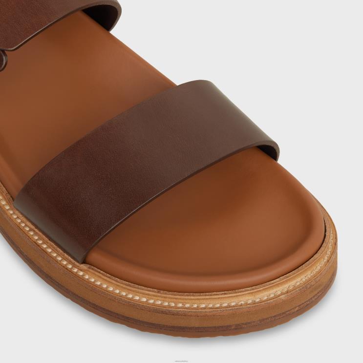 CELINE Dark Brown Tippi in CalfskinVegetal Tanning R0ZNN2072