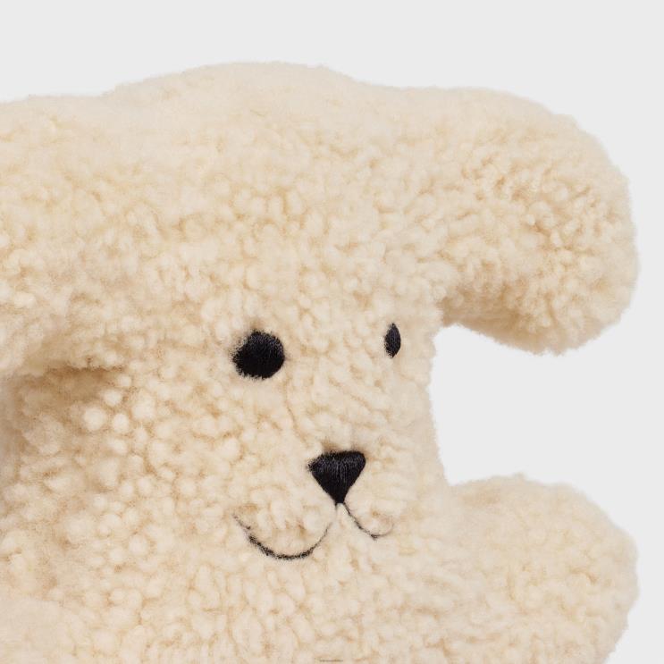 CELINE Beige Triomphe Soft Toy in Shearling R0ZNN1705