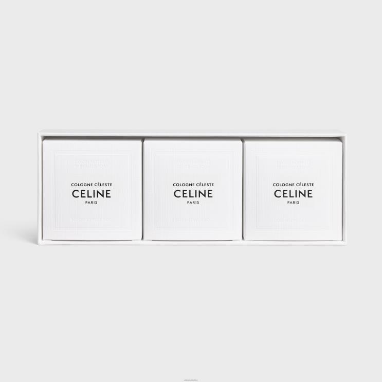 CELINE One Color Perfumed Soaps Setcologne Celeste 3X100G R0ZNN1476