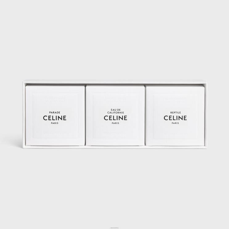 CELINE One Color Perfumed Soaps Setparade, Eau De Californie, Reptile 3X100G R0ZNN1482