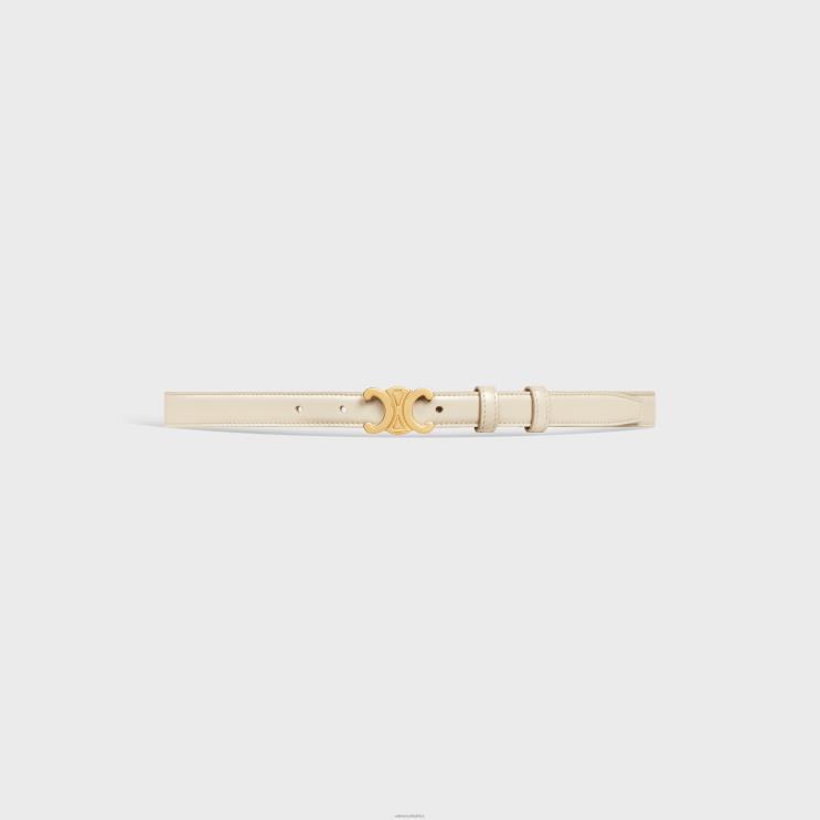 CELINE Pampa Small Triomphe Belt in Taurillon Leather R0ZNN1076