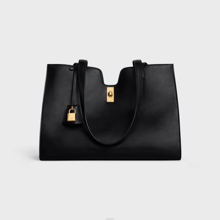 CELINE Black Cabas 16 in Smooth Calfskin R0ZNN150
