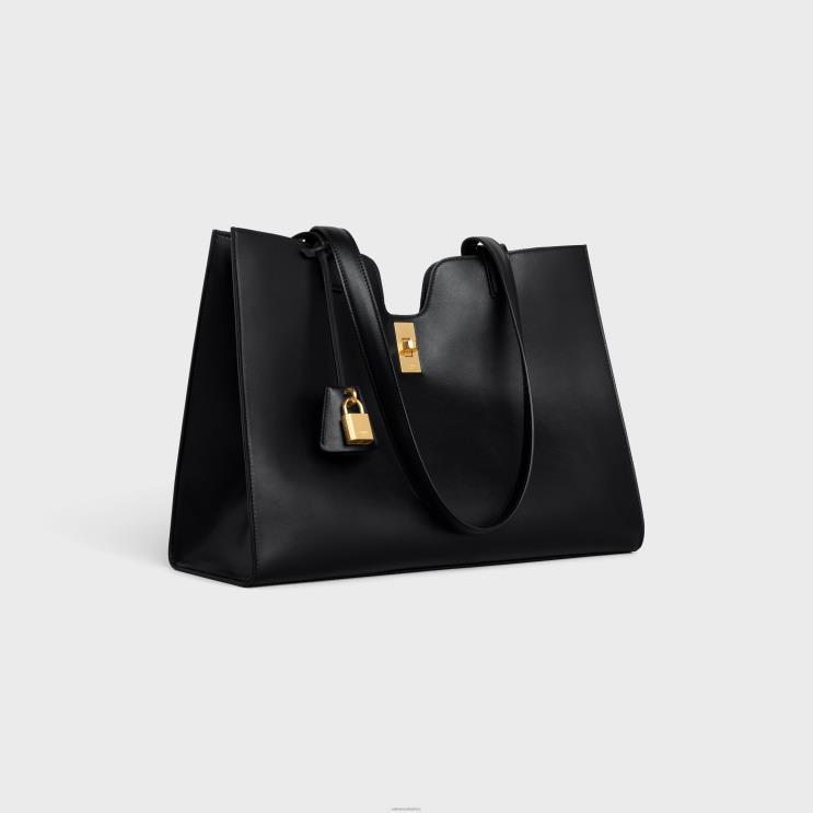CELINE Black Cabas 16 in Smooth Calfskin R0ZNN150