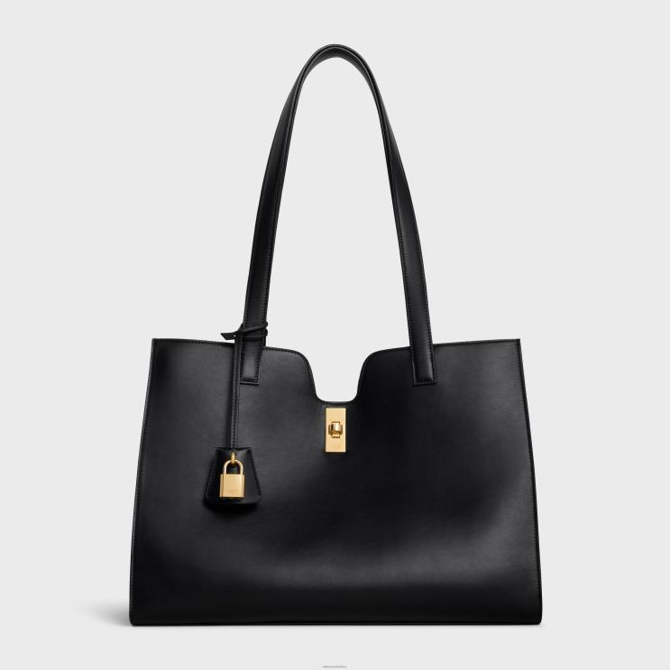 CELINE Black Cabas 16 in Smooth Calfskin R0ZNN150