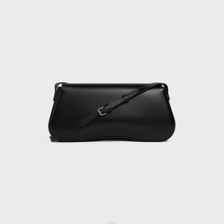 CELINE Black Medium Lola Bag in Shiny Calfskin R0ZNN16