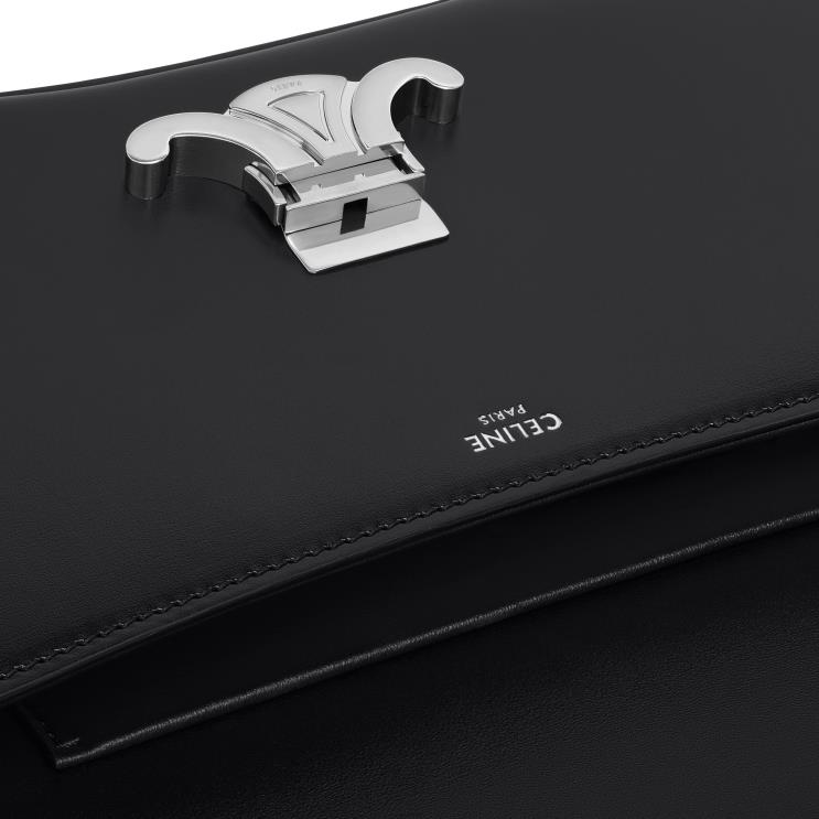 CELINE Black Medium Lola Bag in Shiny Calfskin R0ZNN16