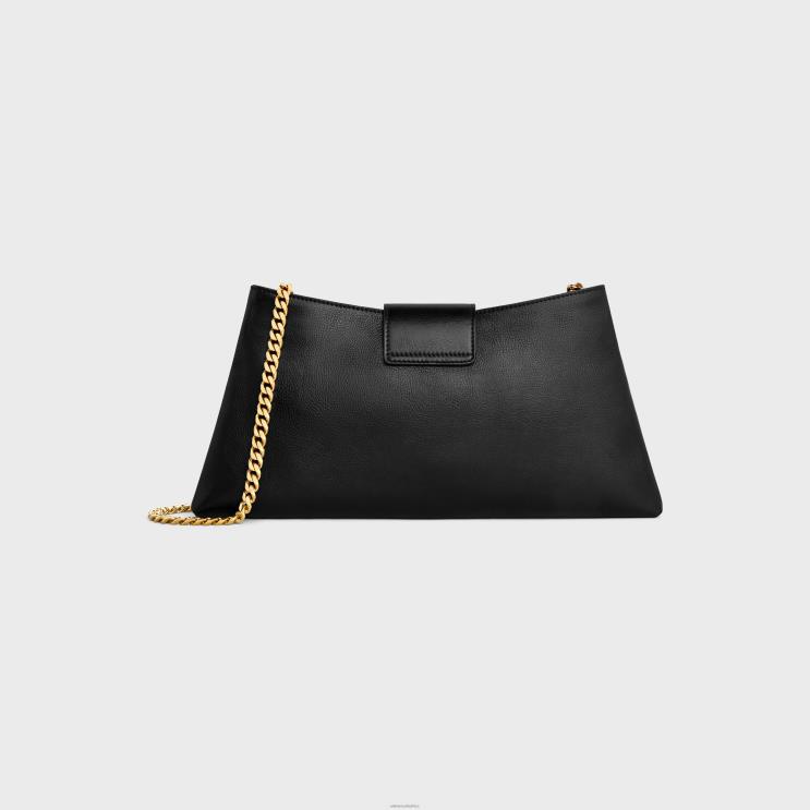CELINE Black Medium Wiltern Bag in Smooth Calfskin R0ZNN278