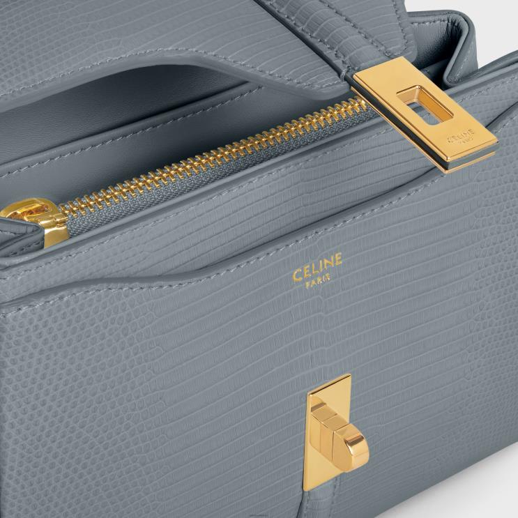 CELINE Blue Grey Mini 16 in Lizard R0ZNN138