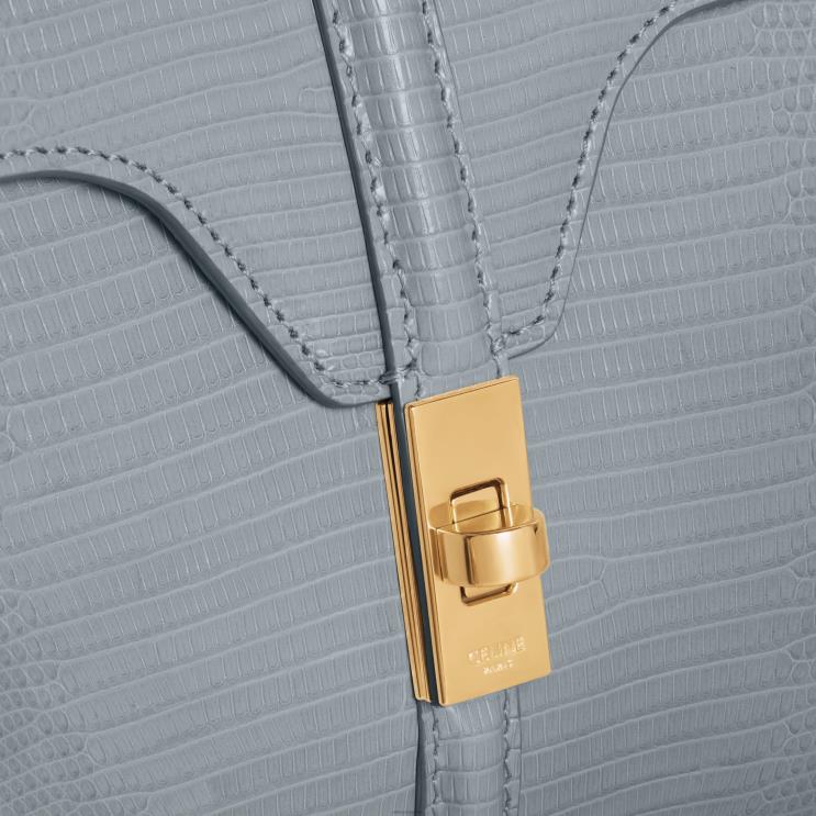 CELINE Blue Grey Mini 16 in Lizard R0ZNN138