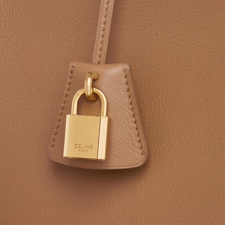 CELINE Bronze Conti Bag in Supple Calfskin R0ZNN164