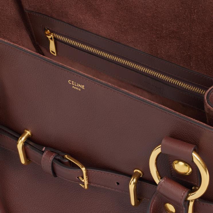 CELINE Chestnut Medium Anita Bag in Supple Calfskin R0ZNN274