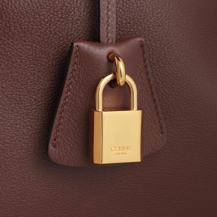 CELINE Chestnut Medium Anita Bag in Supple Calfskin R0ZNN274