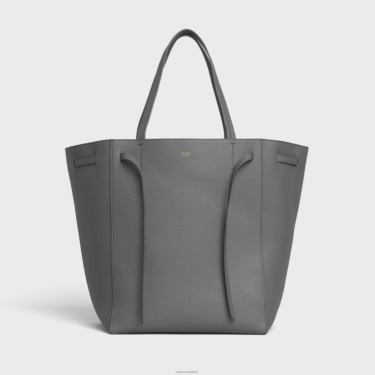 CELINE Grey Medium Cabas Phantom in Soft Grained Calfskin R0ZNN254