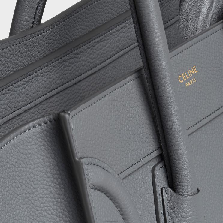 CELINE Kohl Micro Luggage Handbag in Baby Drummed Calfskin R0ZNN302