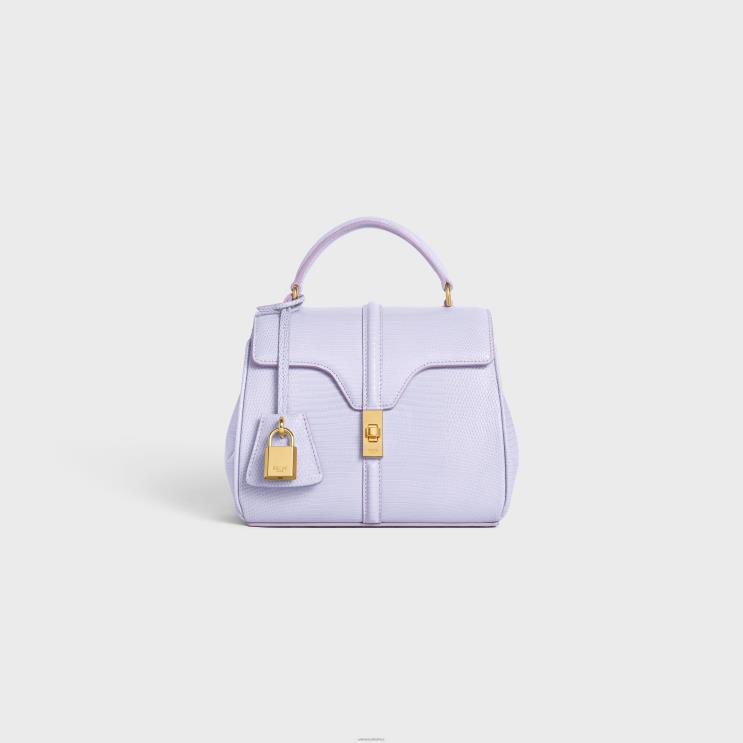 CELINE Light Lavender Mini 16 in Lizard R0ZNN140
