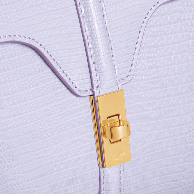 CELINE Light Lavender Mini 16 in Lizard R0ZNN140