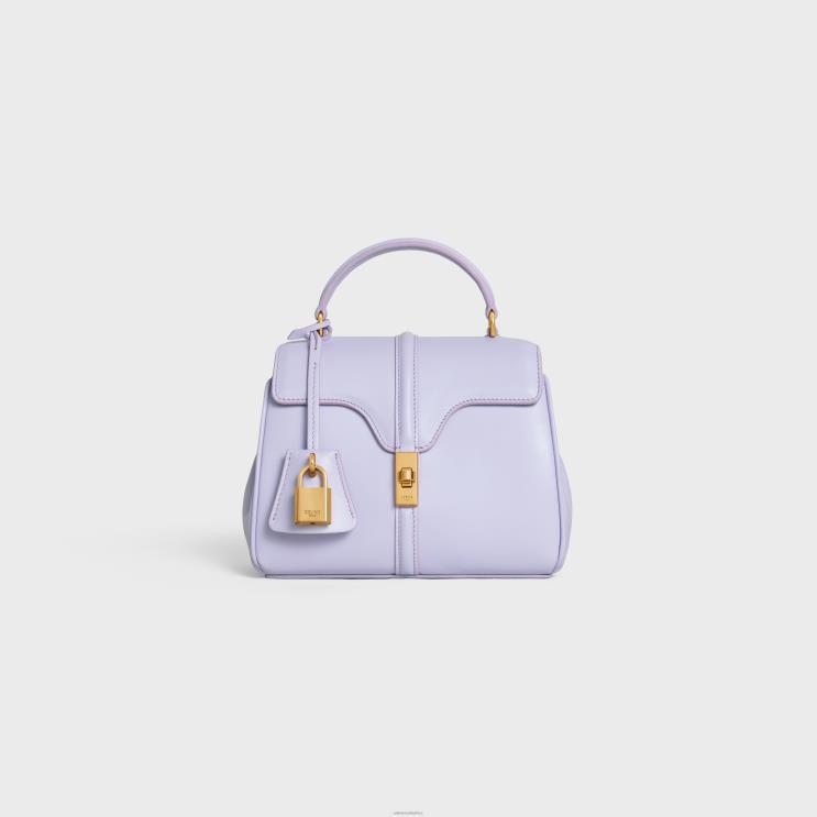 CELINE Light Lavender Mini 16 in Satinated Calfskin R0ZNN135
