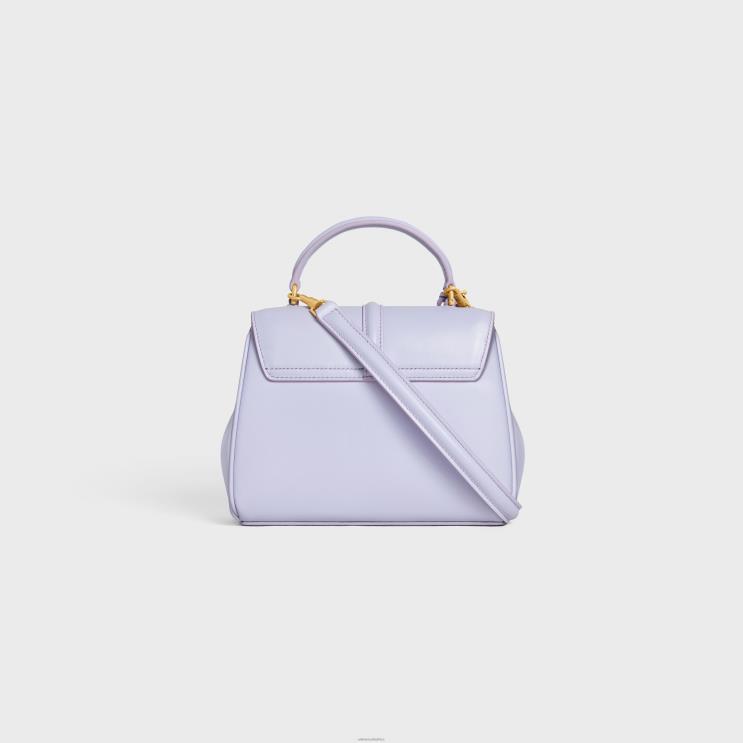 CELINE Light Lavender Mini 16 in Satinated Calfskin R0ZNN135