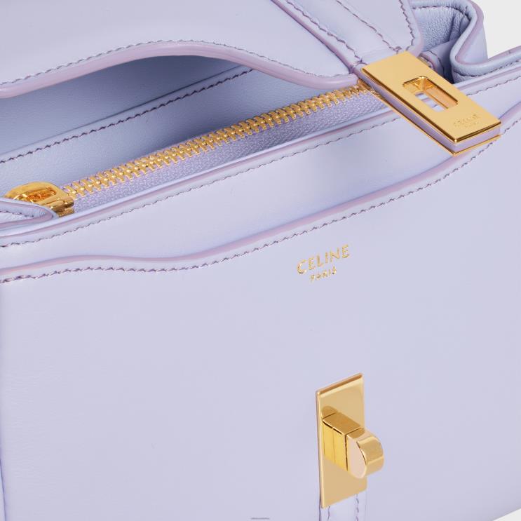 CELINE Light Lavender Mini 16 in Satinated Calfskin R0ZNN135