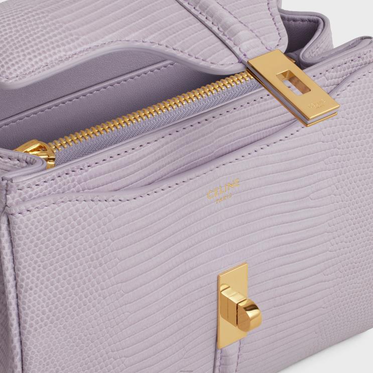 CELINE Light Lilac Mini 16 in Lizard R0ZNN139