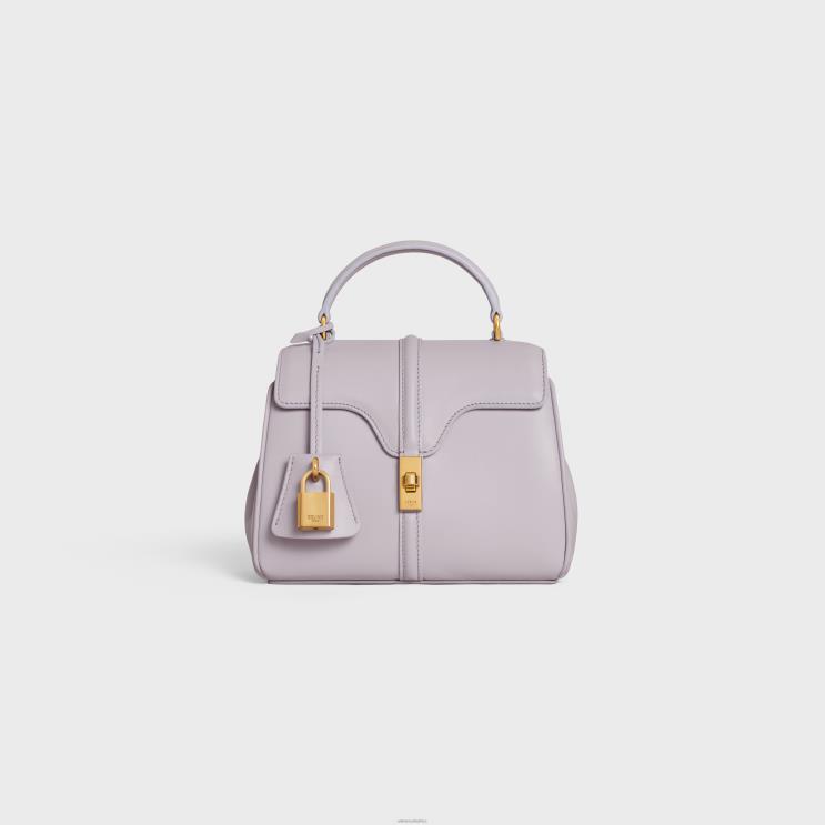 CELINE Light Lilac Mini 16 in Satinated Calfskin R0ZNN133