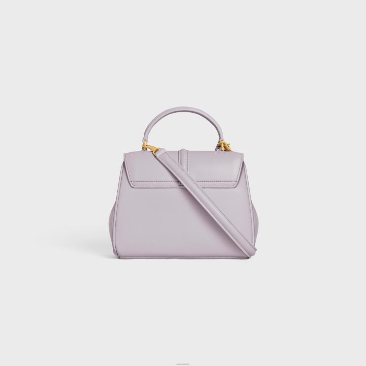CELINE Light Lilac Mini 16 in Satinated Calfskin R0ZNN133