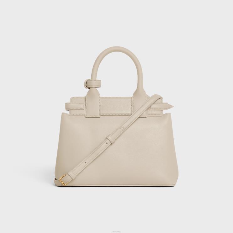 CELINE Light Stone Teen Conti Bag in Supple Calfskin R0ZNN78