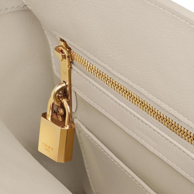 CELINE Light Stone Teen Conti Bag in Supple Calfskin R0ZNN78