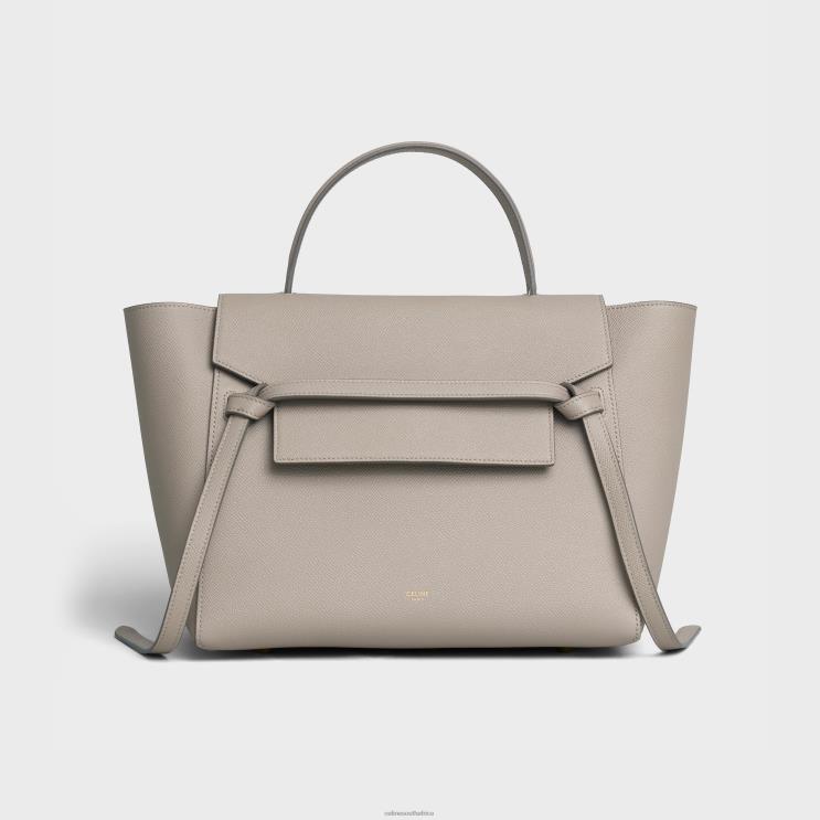 CELINE Light Taupe Mini Belt Bag in Grained Calfskin R0ZNN263