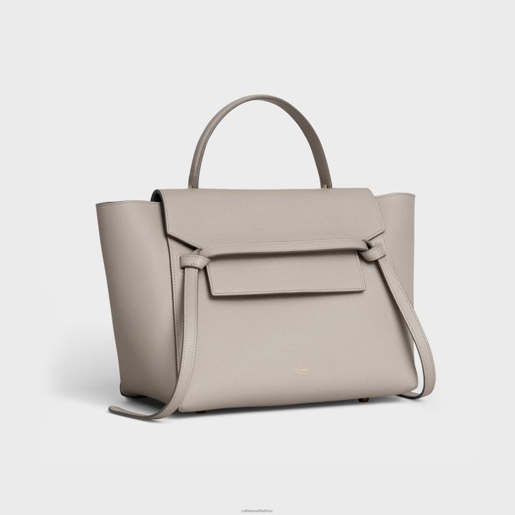 CELINE Light Taupe Mini Belt Bag in Grained Calfskin R0ZNN263