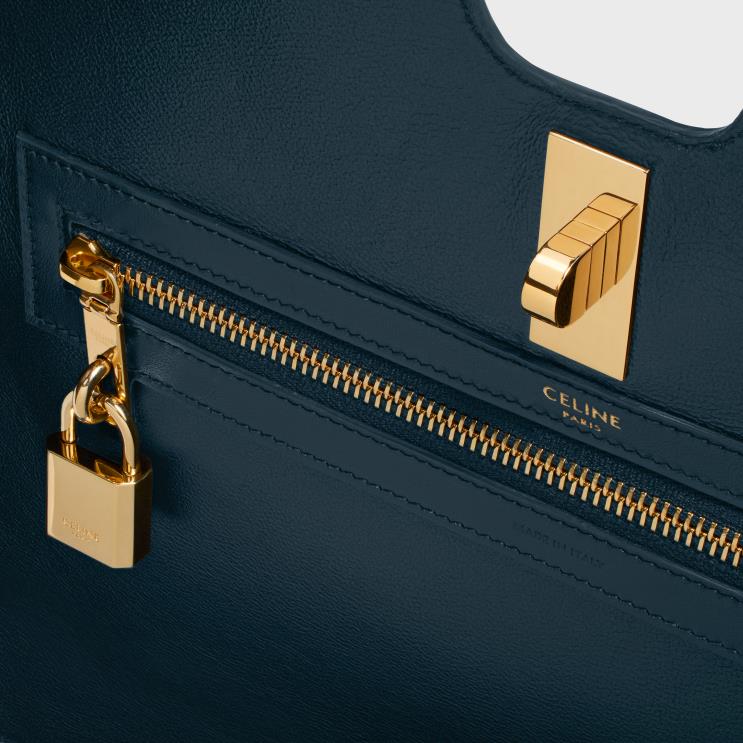 CELINE Navy Blue Cabas 16 in Smooth Calfskin R0ZNN151
